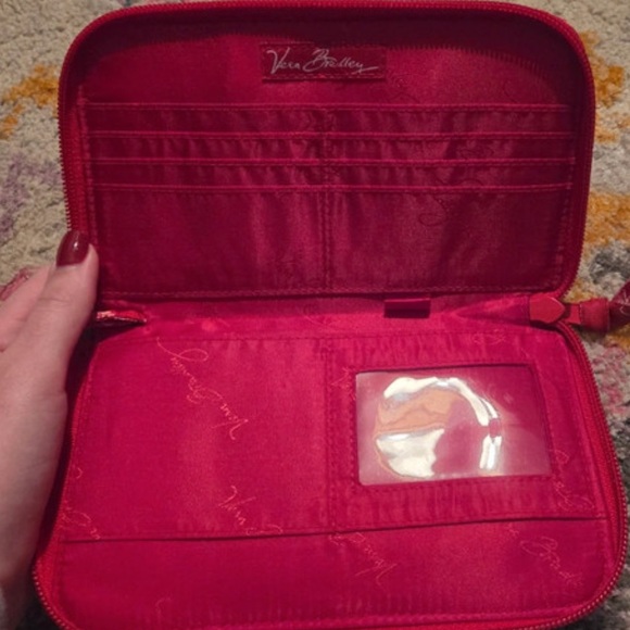 Vera Bradley Pink Quilted Wallet - Picture 3 of 3